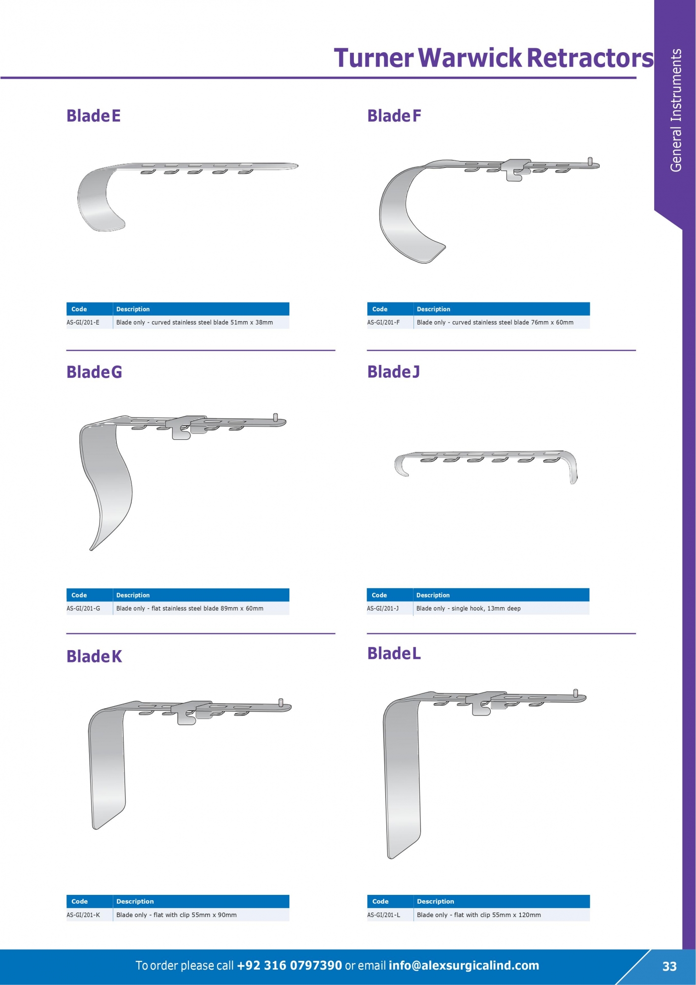 Turner Warwick Retractors
